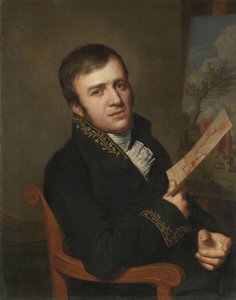 Jan (baptysta) Kobell II (1778-1814), malarz, w mundurze członka Królewskiego Instytutu Nauki, Literatury i Sztuk Pięknych