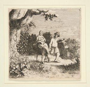 Ucieczka do Egiptu autorstwa Willem Basse