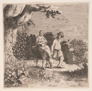 Ucieczka do Egiptu autorstwa Willem Basse