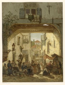 Boerenpoort w dzielnicy żydowskiej w Hadze