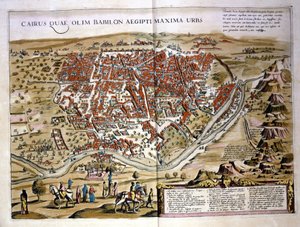 Kair. Atlas autorstwa Wilhelma Blaeu, Amsterdam 1630. autorstwa Willem Blaeu