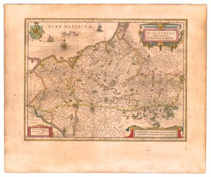 Księstwo Meklemburgii autorstwa Willem Blaeu