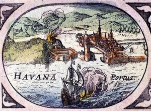 Hawana, na podstawie Atlasu Williama Blaeu autorstwa Willem Blaeu