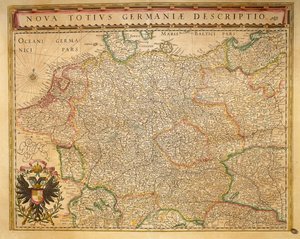Współczesne Niemcy z Teatru Światowego Willema Bleau, Amsterdam autorstwa Willem Blaeu