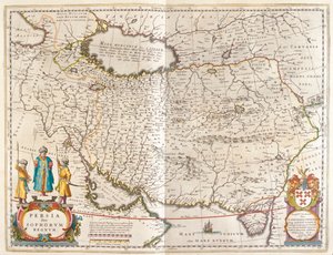 Imperium Perskie, w "Theatrum Orbis Terrarum, sive Atlas Novus" Willema Blaeu, Amsterdam autorstwa Willem Blaeu
