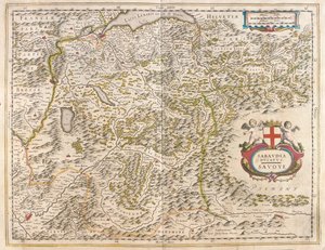 Savoie, Genewa i jezioro Leman, Grenoble, w "Theatrum Orbis Terrarum, sive Atlas Novus" Willema Blaeu, Amsterdam autorstwa Willem Blaeu