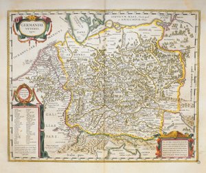Stare Niemcy z teatru światowego Willema Bleau, Amsterdam autorstwa Willem Blaeu