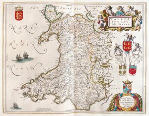 Walia, w "Theatrum Orbis Terrarum, sive Atlas Novus" Willema Blaeu, Amsterdam autorstwa Willem Blaeu