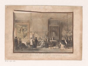 Sala konferencyjna i weselna w Amsterdamie Stary Zijds Voorburgwal. Ratusz (sala rady i wesela) (tytuł na obiekcie)