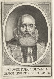 Portret van Bonawentury Vulcaniusa autorstwa Willem Isaacsz. van Swanenburg