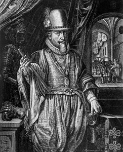 Portret Maurycego Nassau, księcia Orańskiego (1567-1625), rycina Willema Jacobsza Delffa (1580-1638)