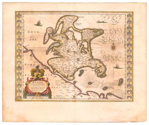 Rugia Od: Teatr Świata..., 1645 autorstwa Willem Janszoon Blaeu