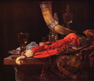 Martwa natura z rogiem do picia, c1653, 1938