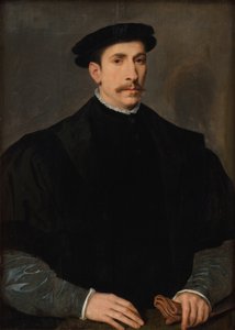 Portret mężczyzny autorstwa Willem Key