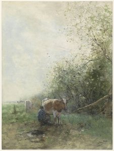 Czas udoju autorstwa Willem Maris