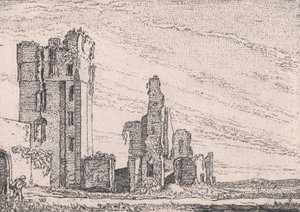 Huys te Kleef koło Haarlemu, z Versheyden Landtschapjes Różne małe krajobrazy..., ok. 1616.