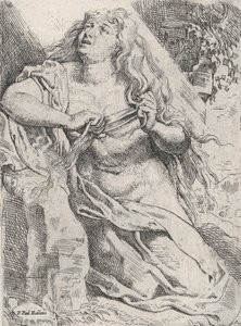 Maria Magdalena na pustyni, ok. godz. 1613-14.