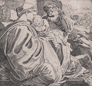 Święta Rodzina Odpoczynek, ca. 1615.