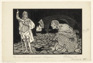Mężczyzna, kobieta i dzieci w salonie autorstwa Willem Pothast (signed by artist)