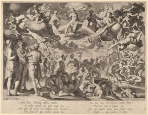 Sąd Ostateczny autorstwa Willem Swanenburgh, after Joachim Anthonisz Wtewael