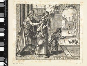 Wypędzenie Hagar i Ismaela Historia Hagar i Ismaela (tytuł serii) autorstwa Willem Thibaut