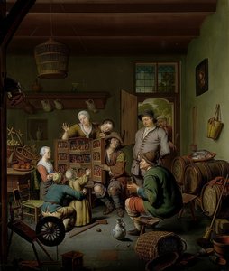 Pudełko rarytasów (? T Fraay Curieus). 1718