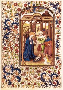Scena Narodzenia z „Księgi Godzin Leonora de la Vegi”