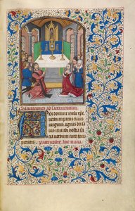 Die Anbetung der Eucharistie autorstwa Willem Vrelant