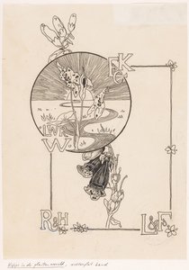 Projekt opaski dla: Knappert, Emilie C., Widoki na świat roślin, 1893