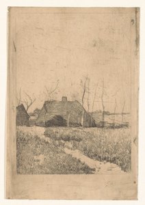 Farma w nocy autorstwa Willem Arnoldus Witsen