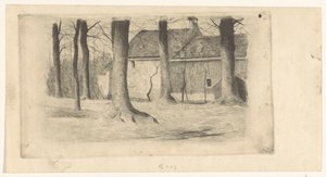 Drzewa w domu autorstwa Willem Arnoldus Witsen
