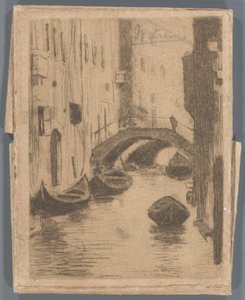 Most nad Rio di San Toma, Wenecja autorstwa Willem Arnoldus Witsen