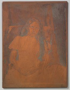 Portret nieznanej kobiety, prawdopodobnie Grety de Koning autorstwa Willem Arnoldus Witsen