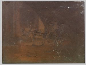 Przewóz pod Waterloo Bridge, Londyn autorstwa Willem Arnoldus Witsen