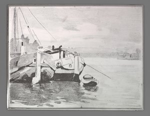 Dwie barki autorstwa Willem Arnoldus Witsen