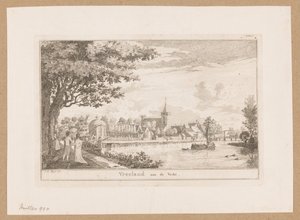 Widok Vreeland Vreeland aan de Vecht (tytuł na obiekcie) autorstwa Willem Writs (possibly)