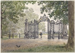 Monumentalna brama Vreedenhoff w Nieuwersluis aan de Vecht
