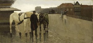 Wagenbrug w Hadze autorstwa Willem de Zwart