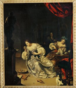 Le The - Teatime ... autorstwa Willem van (after) Mieris