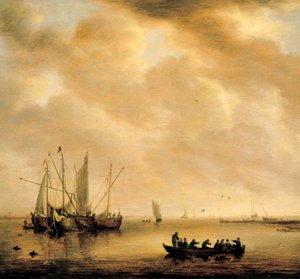 "Pejzaż morski". Obraz Willema van Diesta (1610-1673) autorstwa Willem van Diest