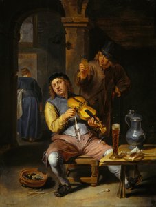 Niewidomy Skrzypek, 1637-1677. autorstwa Willem van Herp