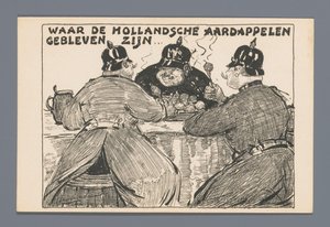 Gdzie się podziały holenderskie ziemniaki... (tytuł na obiekcie) autorstwa Willem van Schaik