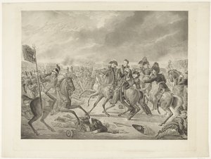 Książę Orange w bitwie pod Waterloo, 1815