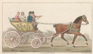 Zaan wózek do zabawy, 1824 A Noord-Hollandsch Speelwagentje na Zaan / Voiture de plaisance, dite Speelwagentje au Zaan (tytuł na obiekcie)