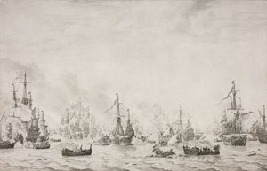 Bitwa pod upadkami Bitwa pod Downs przeciwko hiszpańskiej Armadzie, 21 października 1639