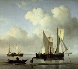 Nieznany obraz autorstwa Willem van de Velde