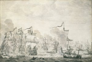 Bitwa nad Sundem, 29 października - 8 listopada 1658 r., ok. 1660 r. (obraz olejny)