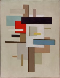 Na żółtym tle autorstwa Willi Baumeister