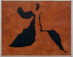 biegacz autorstwa Willi Baumeister