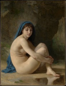 Siedzący akt autorstwa William-Adolphe Bouguereau